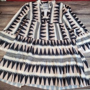 Ladies Geo-Metric Print Dress Size S - MAZIK TODOS SANTOS SUN DRESS